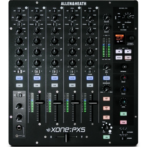 Allen and Heath Xone PX5 Analogue DJ Mixer + Soundcard & FX