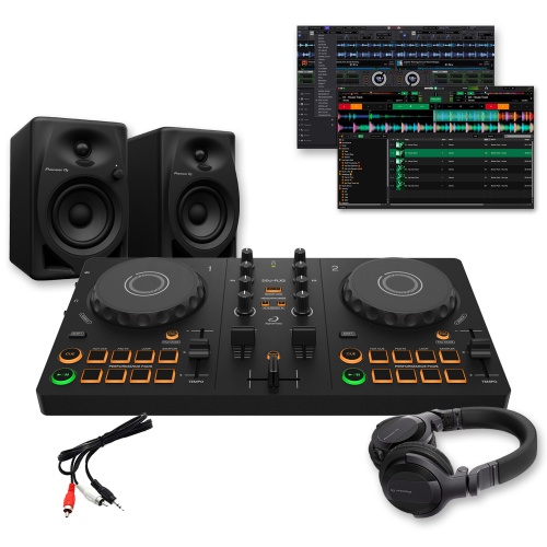 AlphaTheta DDJ-FLX2 DJ Controller Bundle Deal - The Disc DJ