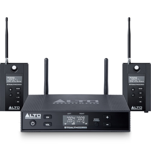 Alto Stealth Wireless MKII, 2-Channel UHF Wireless System For Powered Speakers