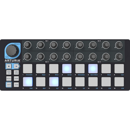 Arturia Beatstep Black, Limited Edition, MIDI/CV Controller & Step Sequencer
