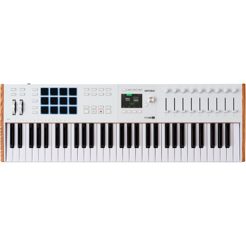 Arturia KeyLab Essential 61 MK3 White Midi Keyboard - The Disc DJ