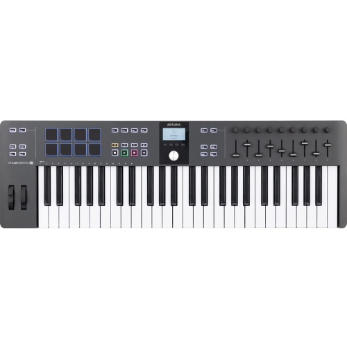 Arturia KeyLab Essential 49 MK3 Black Midi Controller Keyboard