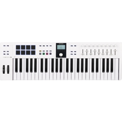 Arturia KeyLab Essential 49 MK3 White Midi Controller Keyboard