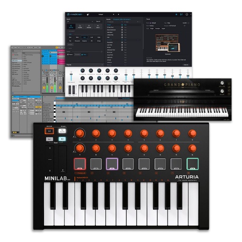 Arturia MiniLab MK2 Orange Limited Edition 25 Key USB Controller Keyboard