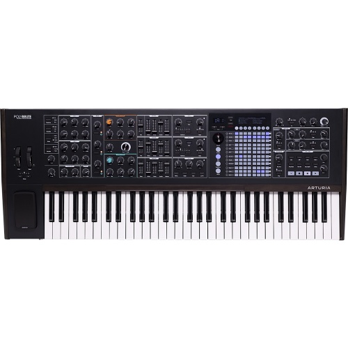 Arturia PolyBrute Noir, 61-Key, 6-Voice Analogue Poly Synthesizer Keyboard