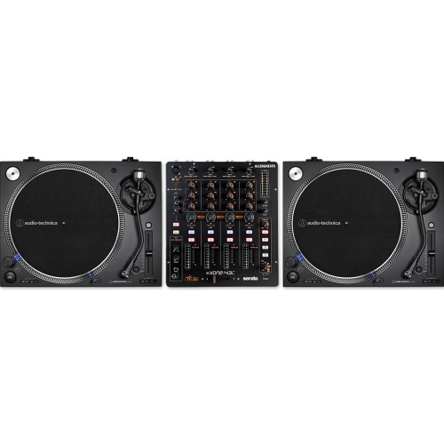 Audio Technica AT-LP140XP Black (Pair) + Allen & Heath Xone 43C Bundle