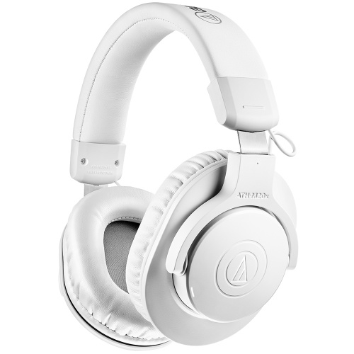 Audio Technica ATH-M20xBT White Wireless Over-Ear Headphones