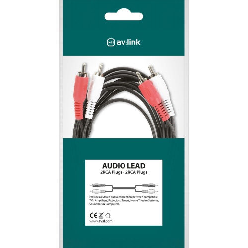 av:link RCA-RCA Audio Cable 3 Metre (112.050UK)