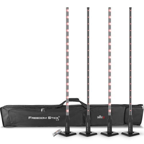 Chauvet DJ Freedom Stick X4, Free-standing Lights, Including Remote & Charger