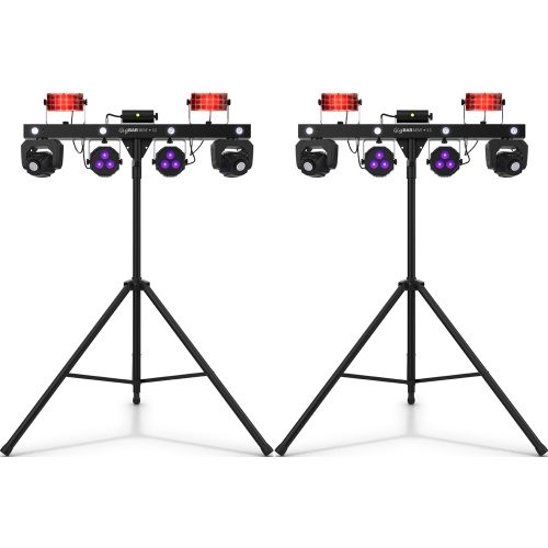 Chauvet DJ GigBAR Move PLUS ILS, 5in1 Lighting Bar Mover, Derby, Wash, Laser & Strobe (Pair)