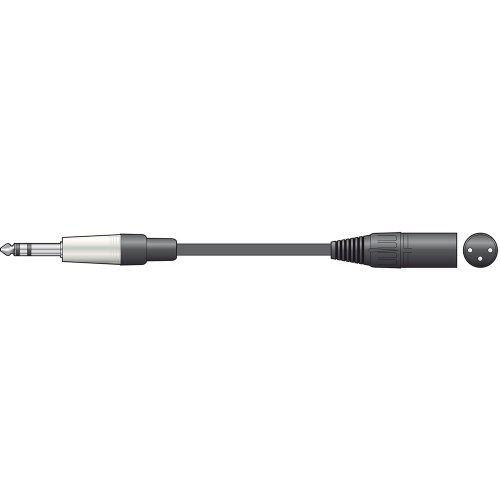 Generic Jack - XLRm 3 Metre Balanced Audio Cable