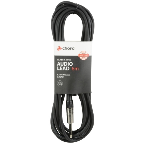 Chord Jack - XLRm 6 Metre Balanced Audio Cable (190.050UK)