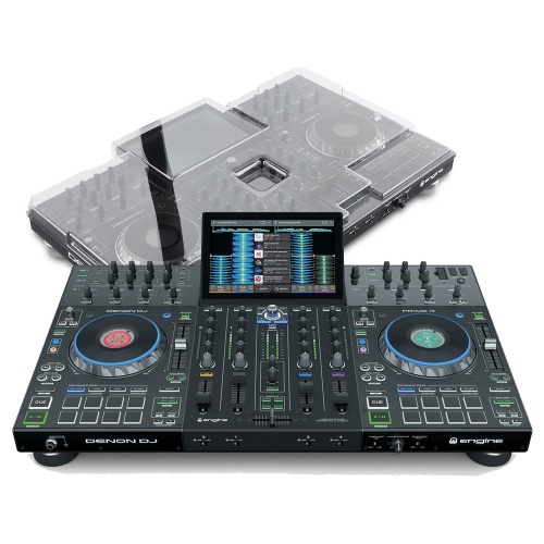 Denon Prime 4 Touchscreen DJ Controller + Decksaver Bundle Deal