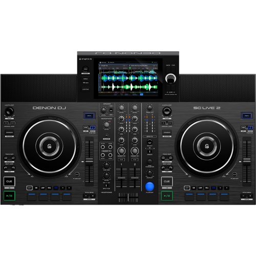 Denon DJ SC Live 2, Standalone DJ Controller with Built-In Speakers & Amazon Music Streaming