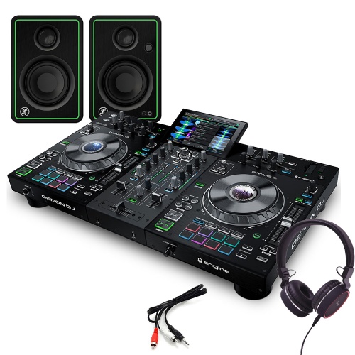 Denon Prime 2, Mackie CR3X Speakers & Headphones Bundle Deal