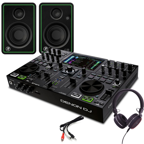 Denon Prime GO, Mackie CR3X Speakers & Headphones Bundle Deal