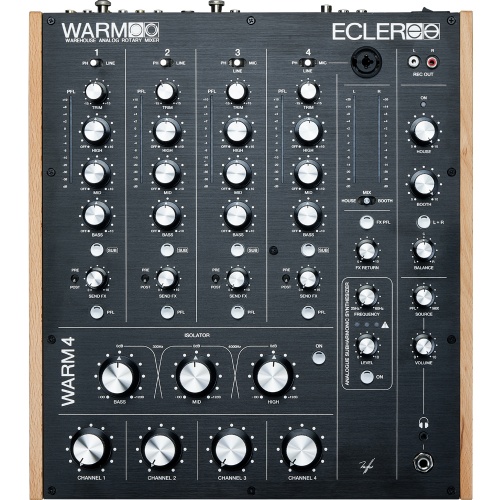 Ecler WARM4, 4-Channel Analogue Rotary DJ Mixer