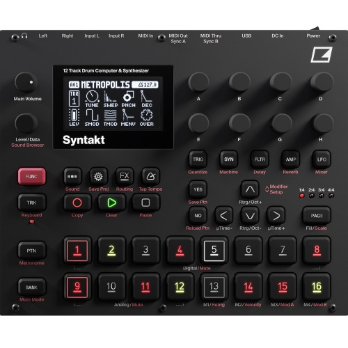 Elektron Syntakt, 12 Track Drum Computer & Synthesizer