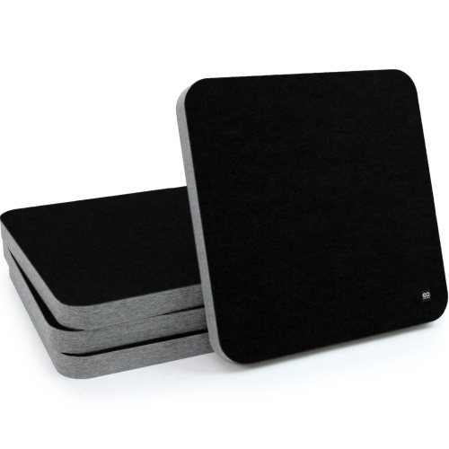 EQ Acoustics 'ColourPanel R5' Black Acoustic Tiles x4 (B-Stock)
