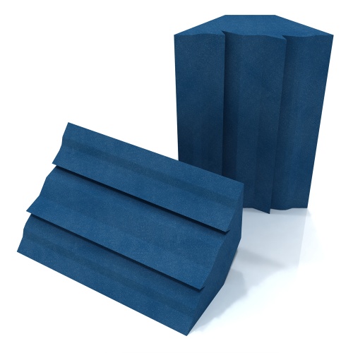 EQ Acoustics Project Corner Trap Acoustic Foam (Blue) x2