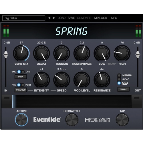 Eventide Spring, Classic Spring Reverb Plugin, Software Download (50% Off - Sale Ends 29th December)