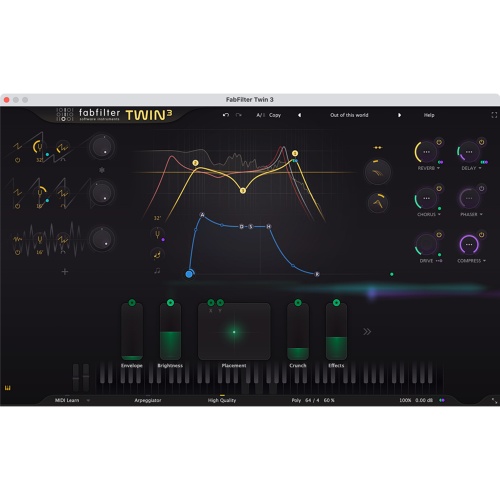 FabFilter Twin 3, Synthesizer Plugin, Software Download
