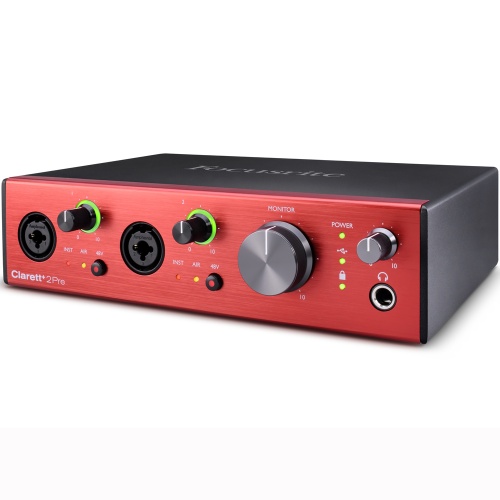 Focusrite Clarett+ 2Pre, 10-In, 4-Out Audio Interface + Free Plugin Bundle (Sale Ends 6th June)