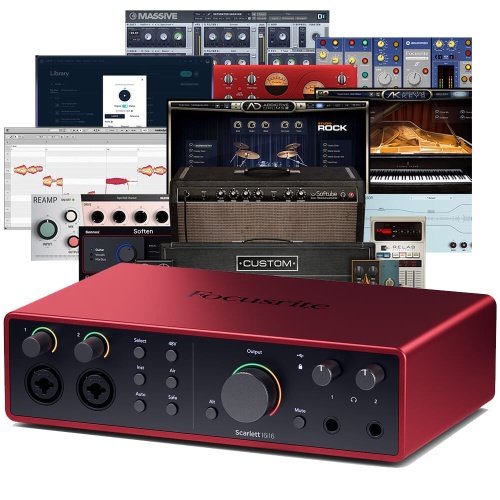 Scarlett 4th Gen Studio, Focusrite Solo Studio Recording Pack