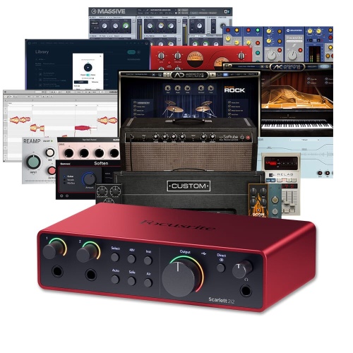 Scarlett 4th Gen, Focusrite 18i20 Audio Interface - The Disc DJ Store