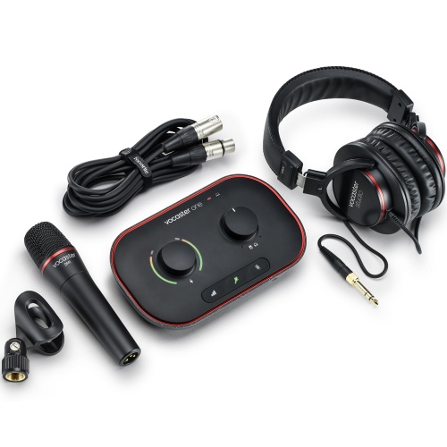 Focusrite Vocaster One Studio, Essential Podcasting Kit (Sale Ends 19th December)