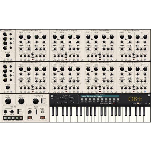 GForce Oberheim OB-E V2 Synthesizer, Software Download