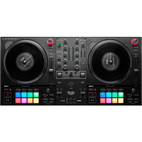 Hercules DJControl Inpulse T7, 2-Deck Motorized DJ Controller Inc. Serato DJ Lite