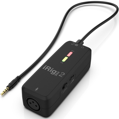 IK Multimedia iRig Pre 2, Mobile Microphone Interface For iOS, Android, Mac & PC