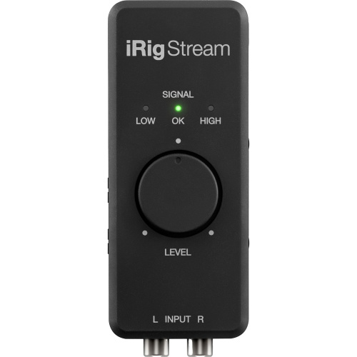 IK Multimedia iRig Stream, Streaming Audio Interface For iOS, Android, Mac & PC (B-Stock)