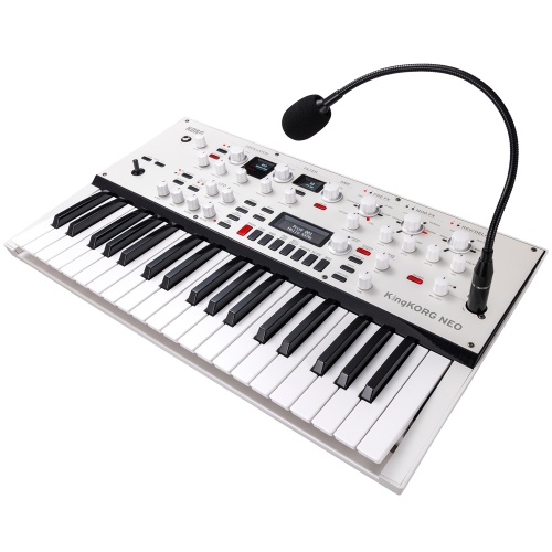 Korg KingKORG Neo, Analogue Keyboard Synthesizer with Vocoder Microphone