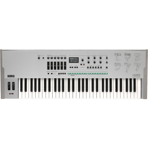 Korg Opsix SE Platinum, Limited Edition 61-Key Synthesizer Inc. Carry Case, Stickers & T-Shirt