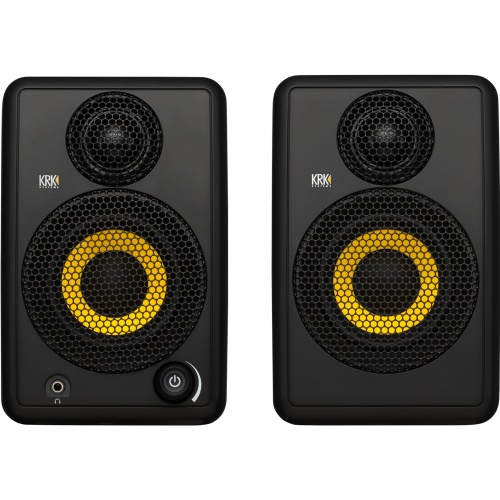 KRK GoAux 3, Portable Nearfield Monitors with Bluetooth