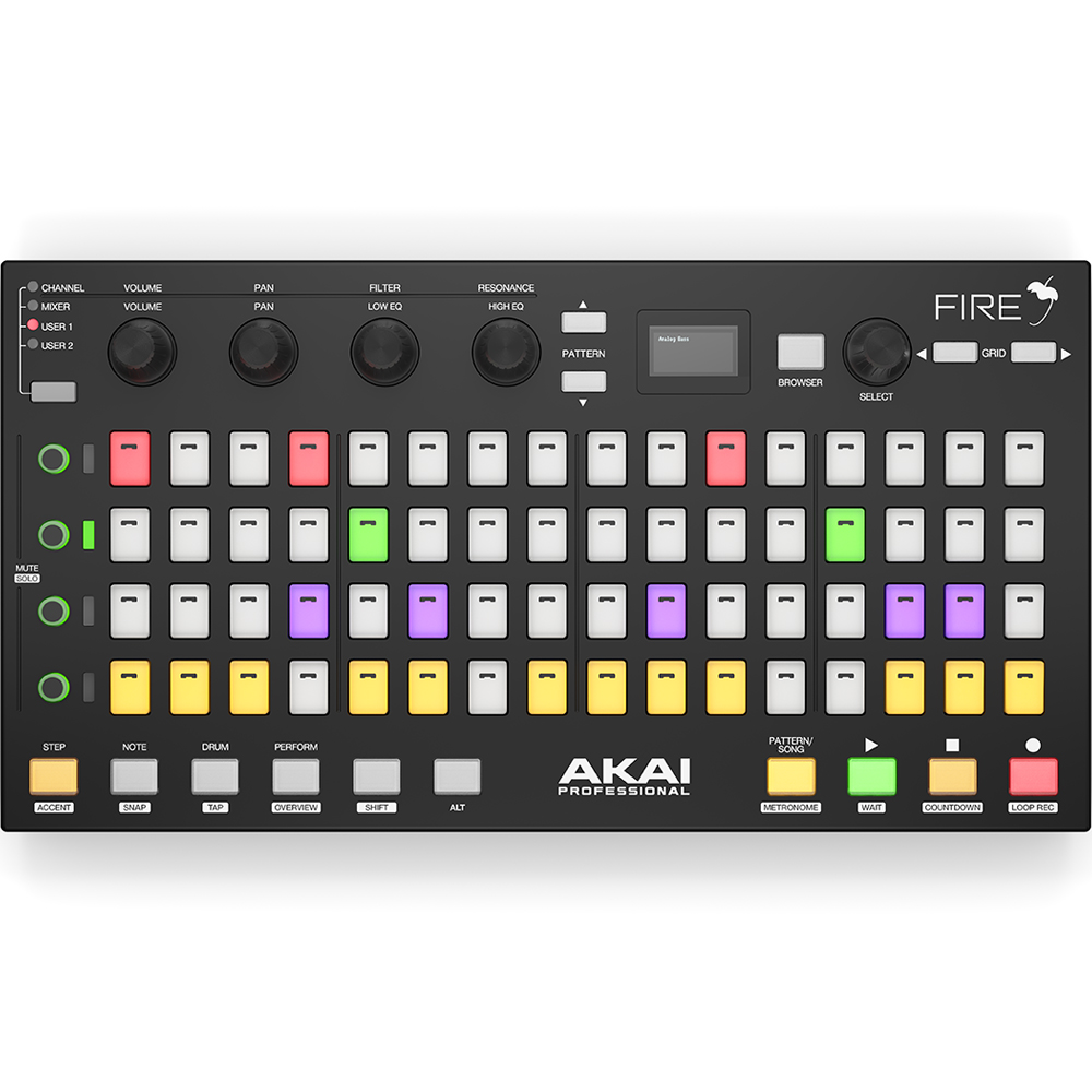 Akai Fire, Performance Controller For FL Studio (Software NOT Included)