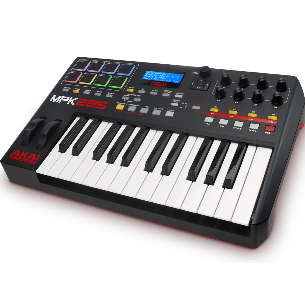 Akai MPK225 USB/MIDI Controller Keyboard with Ableton Live Lite