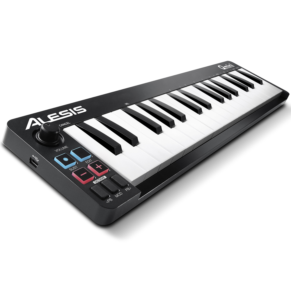 Alesis Qmini, Compact 32-Key USB-MIDI Keyboard Controller