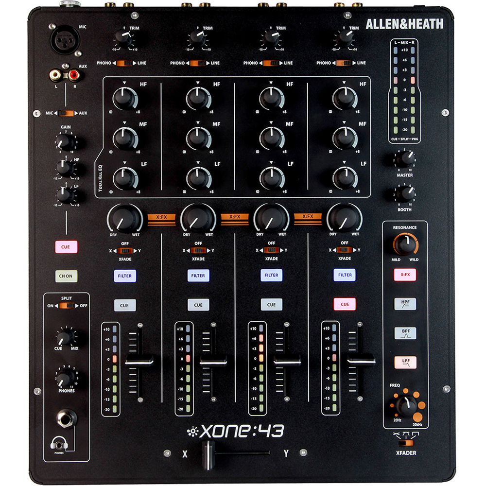 Allen & Heath Xone 43 Professional Analogue DJ Mixer