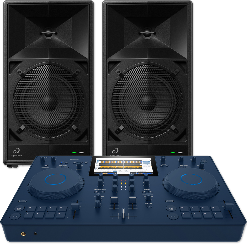 AlphaTheta Omnis Duo & 2x Wave Eight Package Deal - The Disc DJ Store