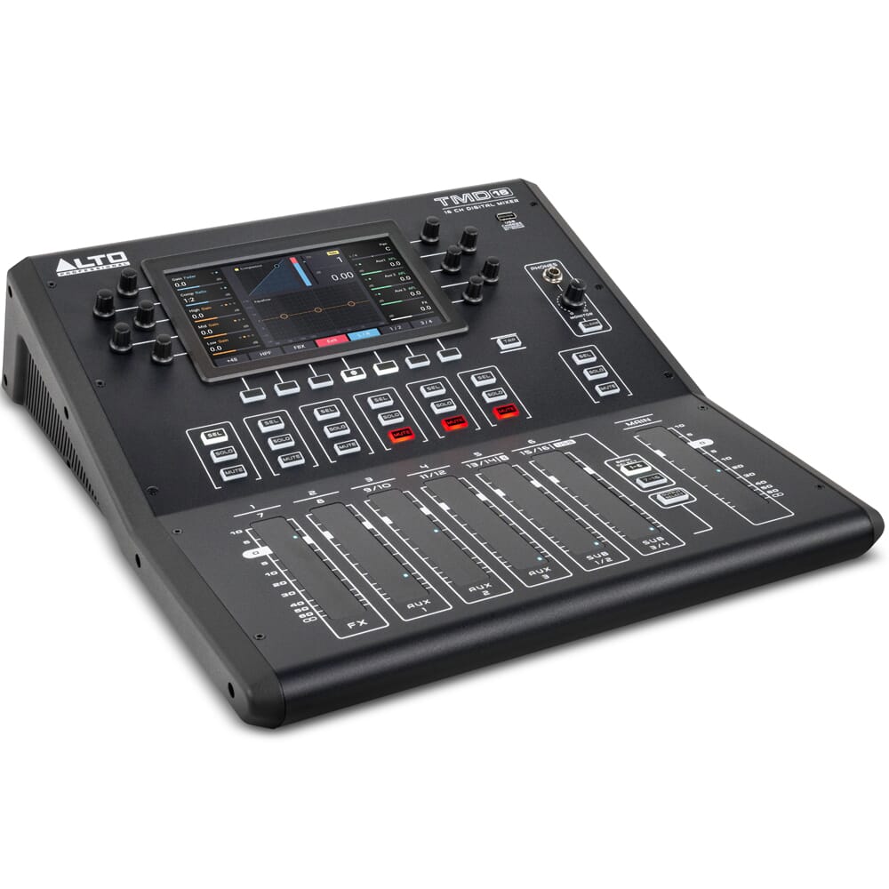 Alto TMD16, 16-Channel Compact Digital Mixer with Bluetooth and USB