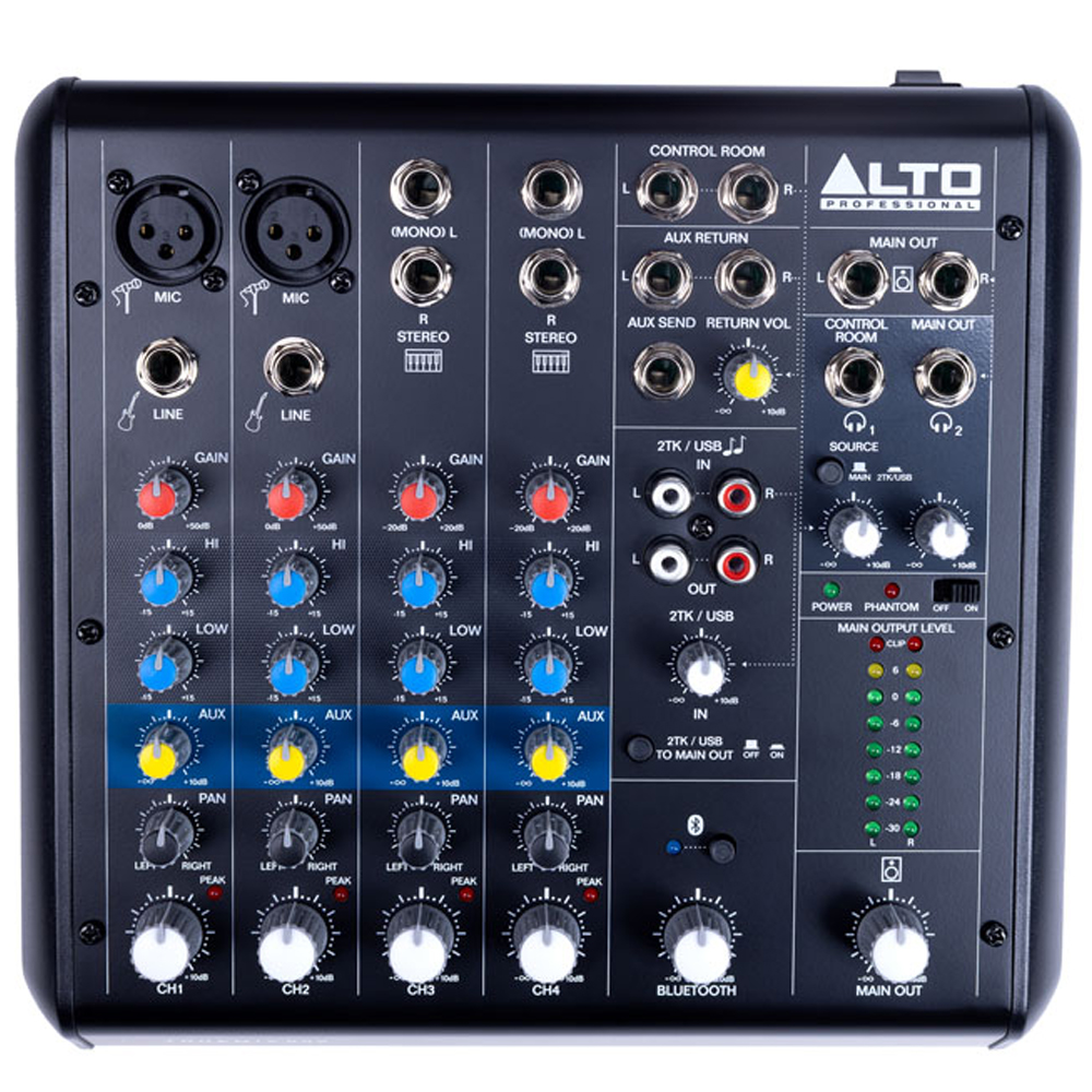 Alto Truemix 600, 6-Channel Mixer with USB & Bluetooth