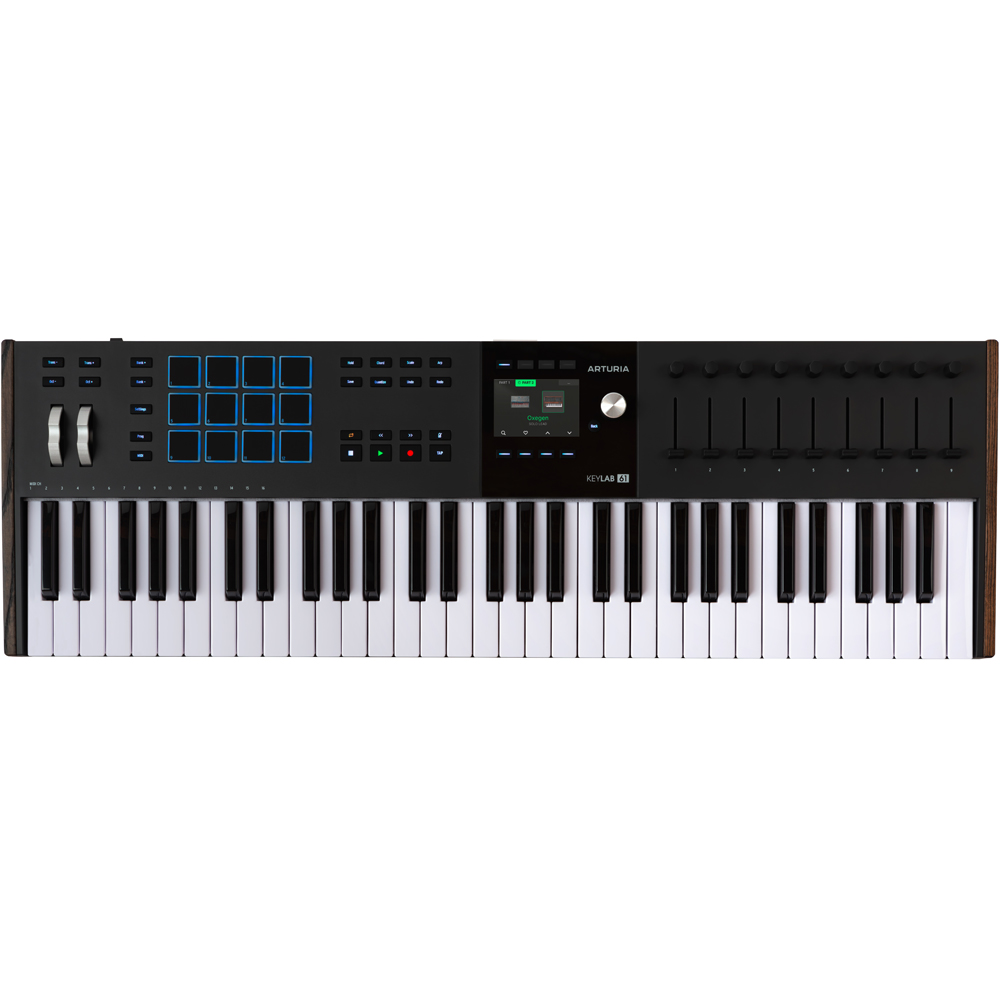 Arturia KeyLab 61 MK3 Black, Midi Controller Keyboard + Komplete 15 Select