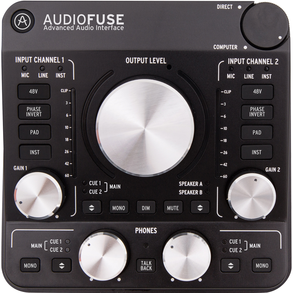 Arturia AudioFuse Rev 2 USB Audio Interface (Black)