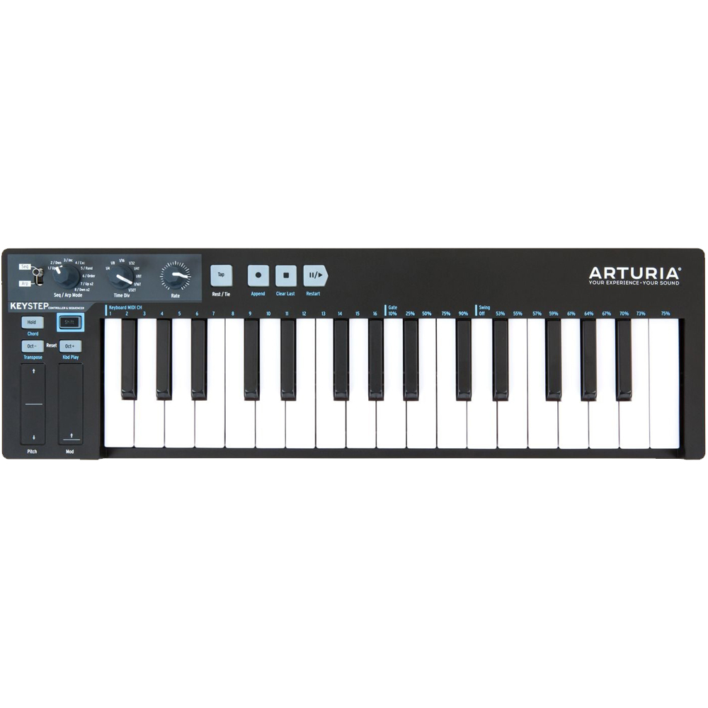Arturia Keystep Black, Limited Edition, USB Keyboard & Poly Step Sequencer