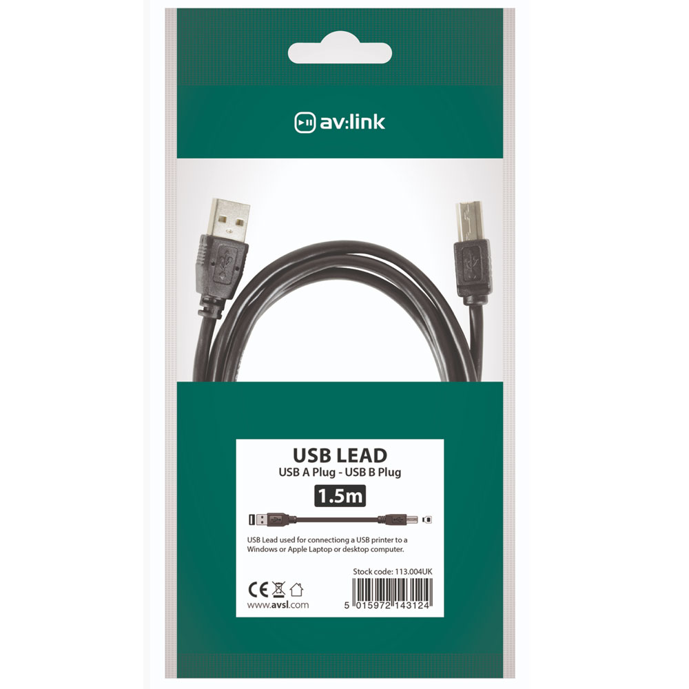 Av Link Standard Usb Cable The Disc Dj Store