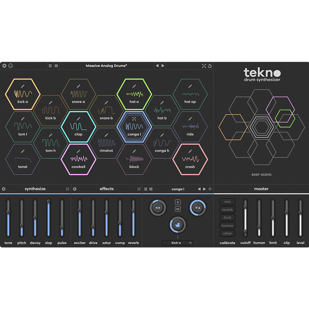 Baby Audio Tekno, Drum Synthesizer Software Download