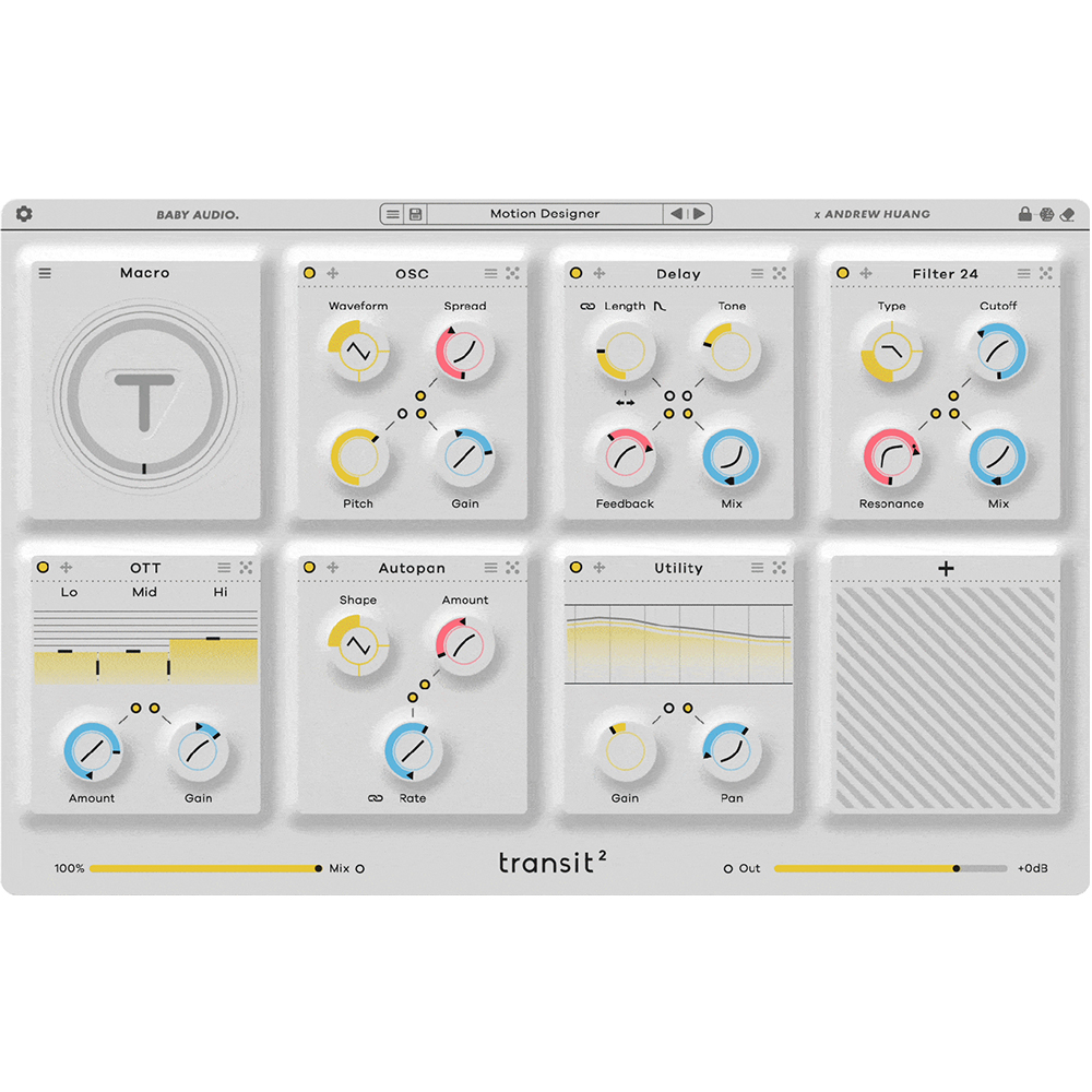 Baby Audio Transit 2, Motion Effects Playground Software Download